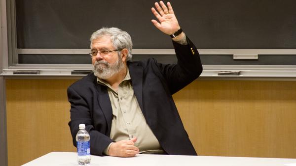 David Cay Johnston, Pulitzer Prize-winning journalist and president of Investigative Reporters and Editors, visited Ithaca College Tuesday night. 