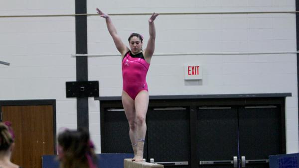 Gymnast stands out as only sophomore and team leader