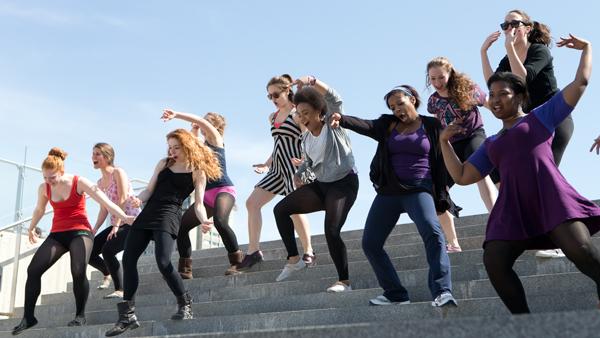 The Ballet III and Modern Dance IV classes dance together April 9 on the steps by Dillingham Center. This will be part of the “Wings of Spring” performance. The show Wednesday will mark the collaboration’s fifth year running.        	