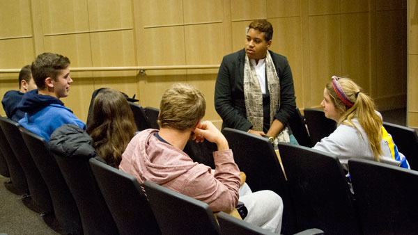 Members of the LGbtQ organization Created equal discuss the definition of “inclusive masculinity,” and possible ways to resolve issues surrounding gender and sexuality affecting the campus community.