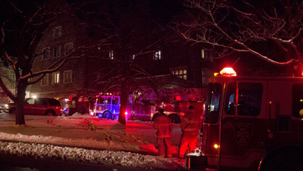A fire occurred on the morning of Feb. 7 in North Balch Hall at Cornell University.