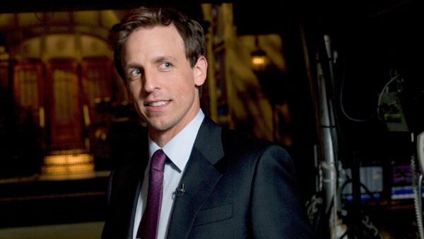Seth Meyers, host of Late Night and head writer of Saturday Night Live, will perform at 8 p.m. April 12 in the Athletics and Events Center.