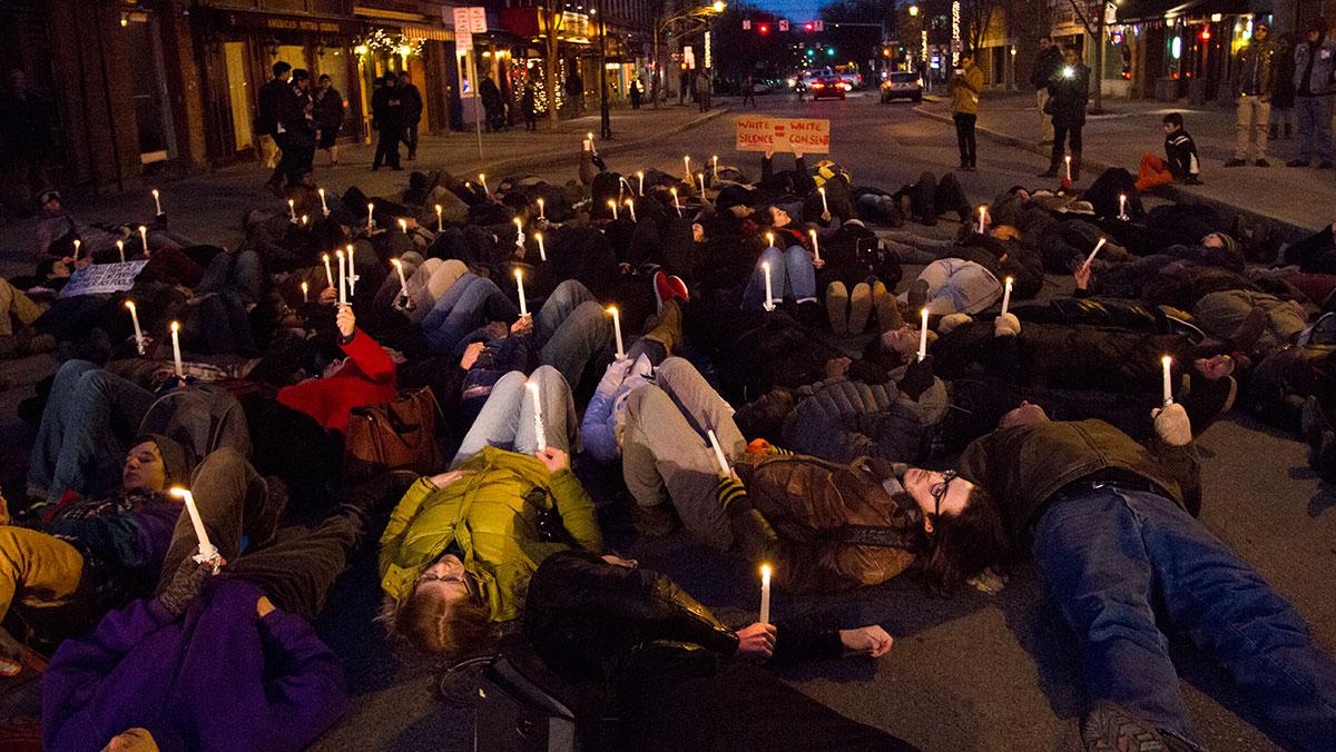 Ithaca protesters hold ‘die-in’ for Eric Garner