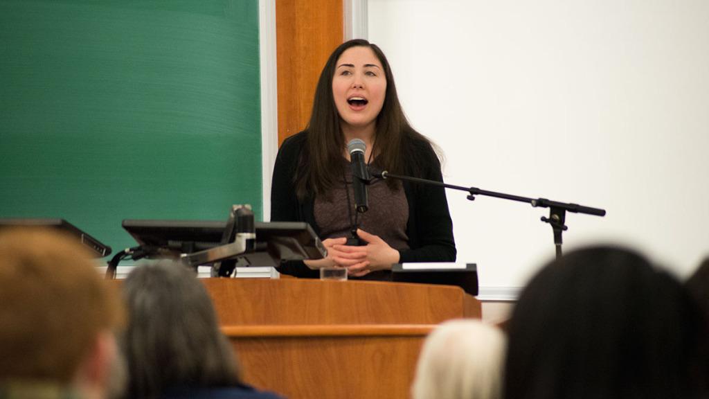 Maya Schenwar, author of Locked Down, Locked Out: Why Prison Doesnt Work and How We Can Do Better and editor-in-chief of Truthout, visited Ithaca College on Dec. 9 to discuss her book and prison culture.