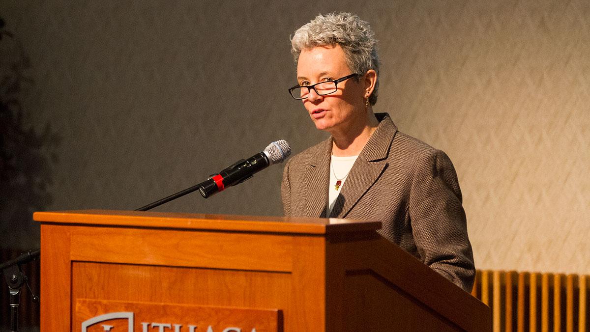 Ithaca College dean addresses campus as provost candidate