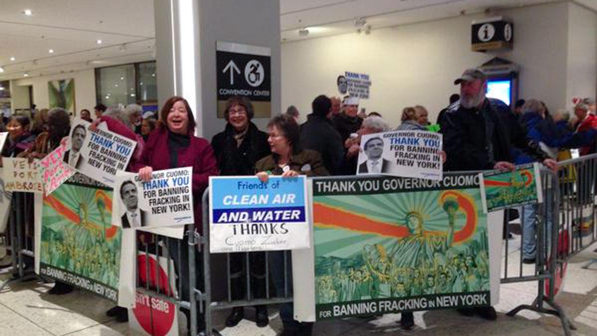 Activists rally in support of Cuomo’s fracking ban