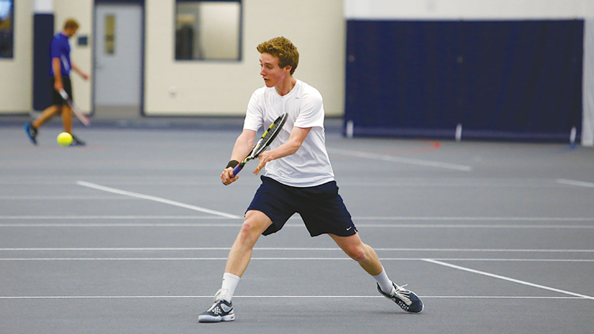Young men’s tennis team looks to lone upperclassman to lead