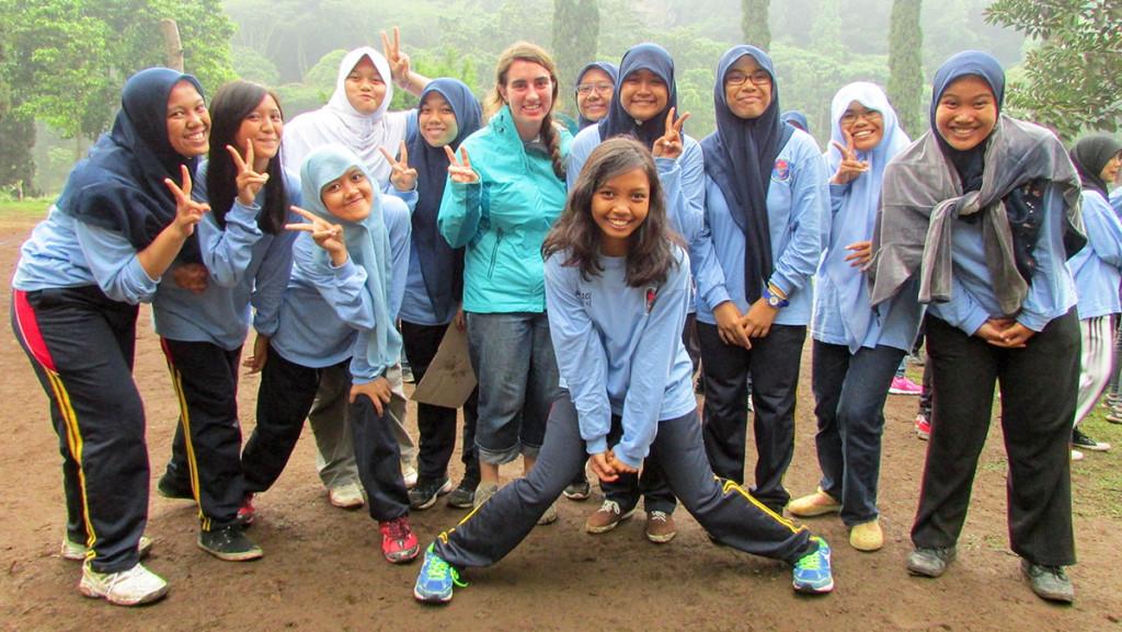 Grace+Wivell+14+takes+her+class+of+tenth+graders+on+a+day+trip+to+Batu%2C+Indonesia+in+November+2014+on+an+excursion+she+calls+English+Camp.++