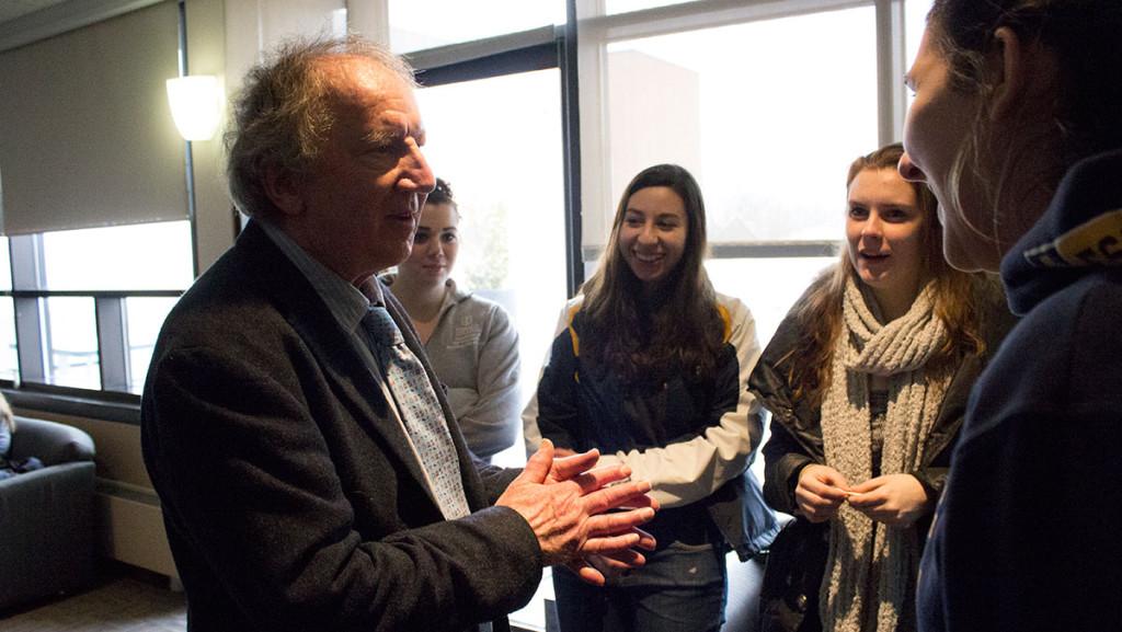 Bill Sheasgreen, director of the Ithaca College London Center visited the South Hill campus with his wife the week of March 16–20 to provide assistance in the summer and fall program orientations.