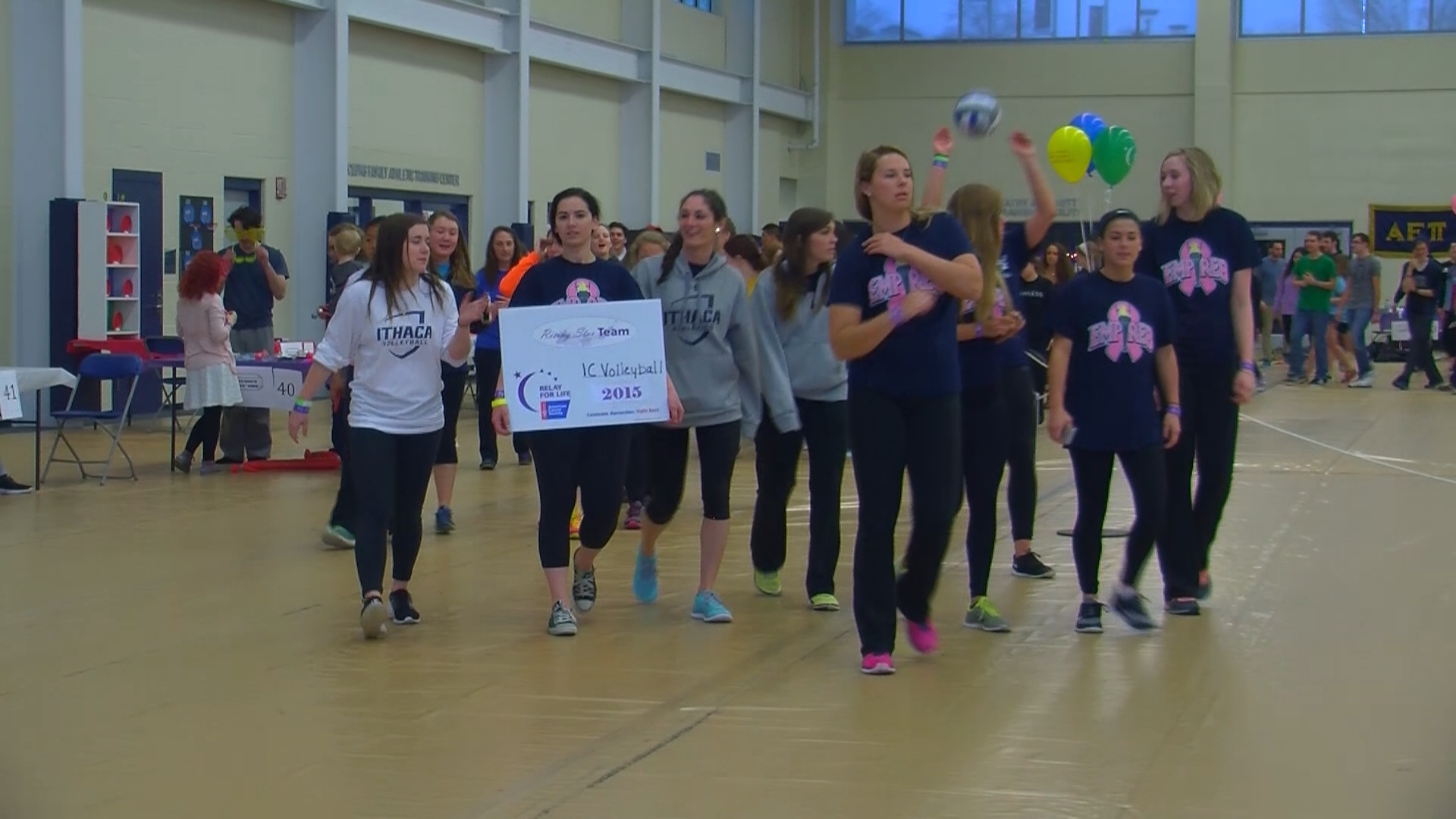 Ithaca College students participate in Relay for Life