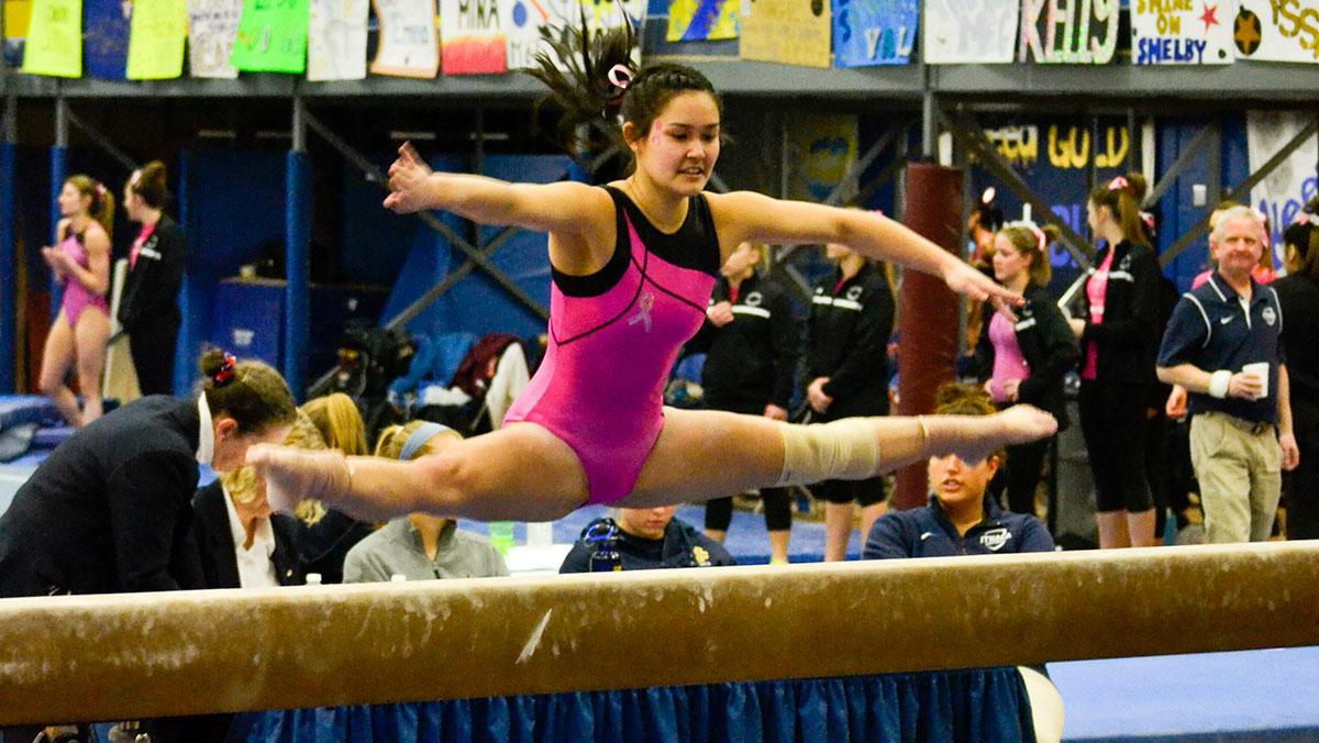 Freshman gymnast finds her future career through injury