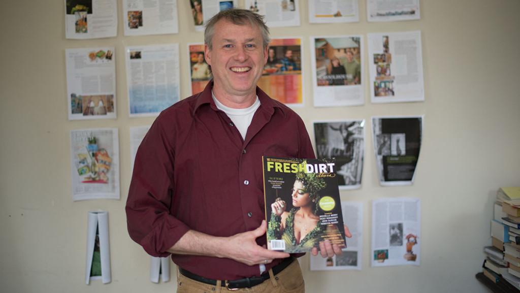 Tommy Dunne is the editor-in-chief and publisher of Fresh Dirt Magazine, an Ithaca-based, quarterly publication dedicated to green-living initiatives.