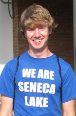 Ithaca College Junior Joshua Enderle was one of 13 arrested this morning.