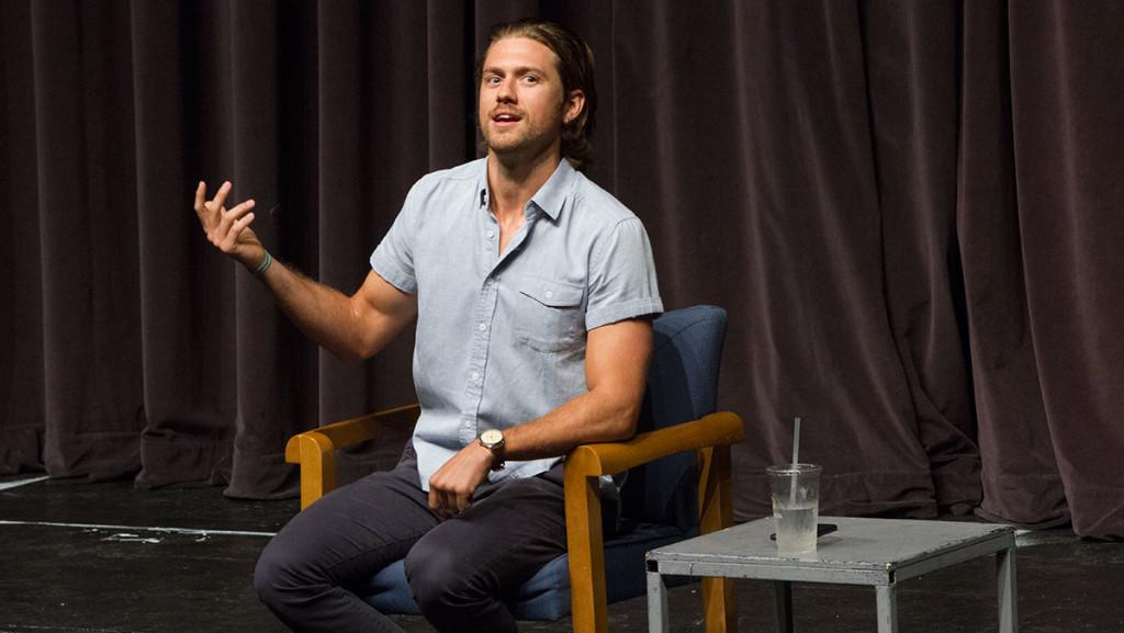 Ithaca College welcomes celebrity alumnus Aaron Tveit ’05 to campus for several events Sept. 17–18. 