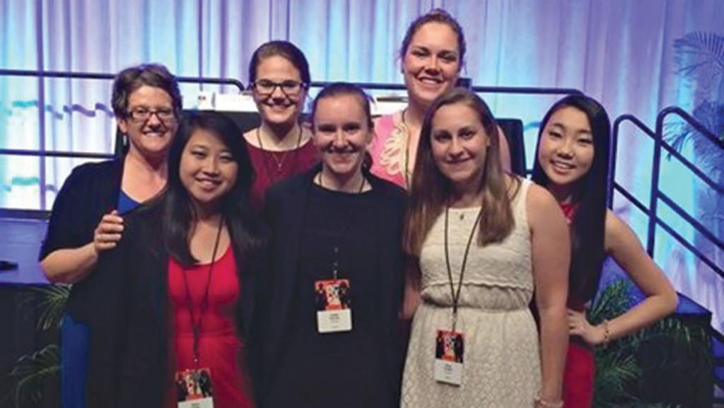 Michele Lenhart, director of student leadership & involvement, and six students were invited to attend the 2015 National Conference for College Women Student Leaders held on May 27–30 in College Park, Maryland.