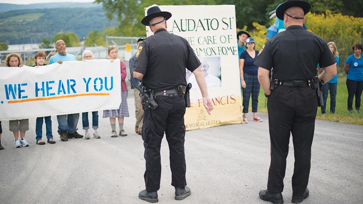 Ithaca College faculty and students join Seneca Lake protests