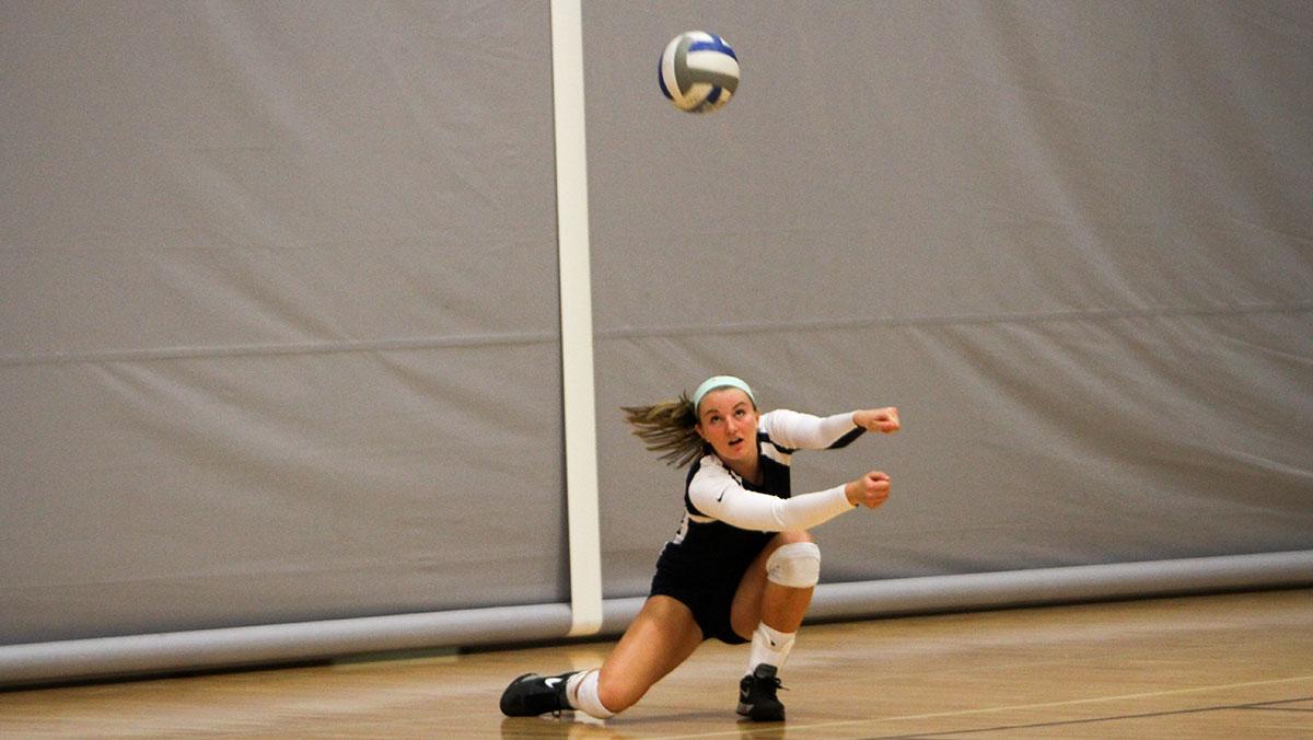 Volleyball soars over Elmira Eagles to improve record start