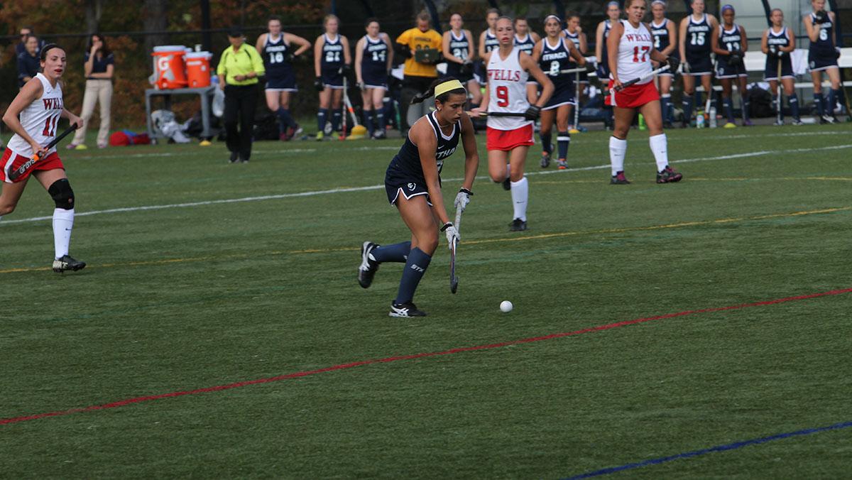 Field hockey tops Wells College with 7–0 shutout victory