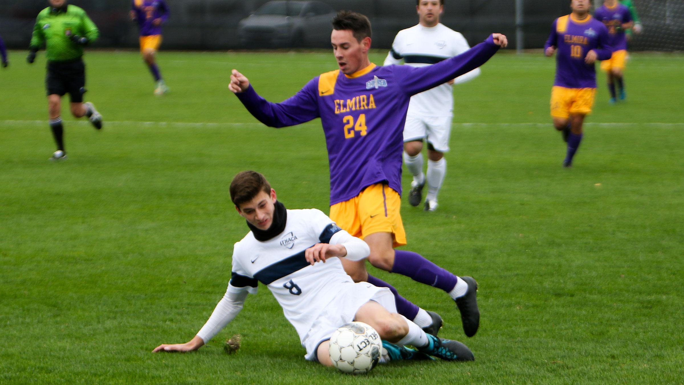 Men’s soccer improves to 5–1 in Empire 8 conference play with win