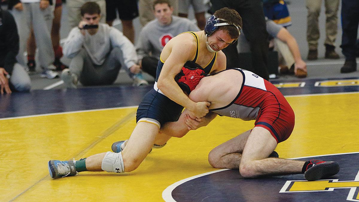 Ninth-ranked wrestling takes team title at ECWC tournament