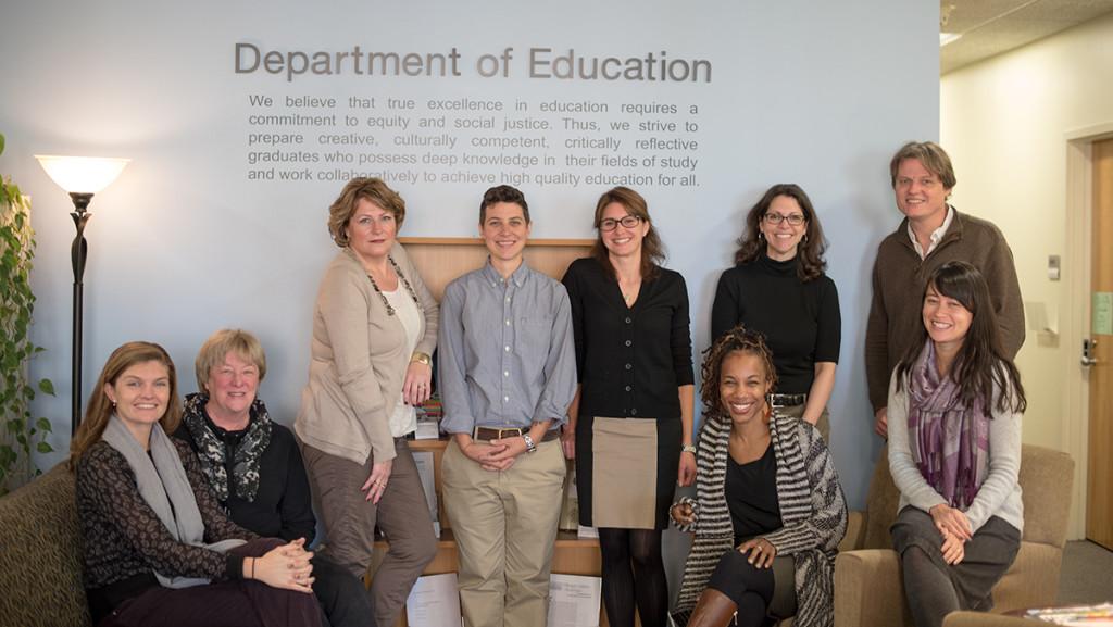 Several faculty in the Department of Education contributed to the creation of the education studies minor, which integrates anthropology, philosophy, politics, psychology, sociology and women’s and gender studies. 
