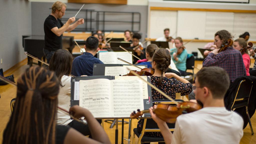 The Ithaca College Chamber Orchestra is made up of 35 students, and will be joined by renowned pianists Gilbert Kalish and Miri Yampolsky for a performance Dec. 5.