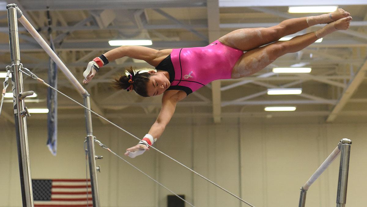 Senior gymnast flips over insecurities to shine for Bombers