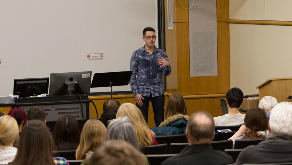 Dan Gilman, public speaker and pastor, gave a talk about the harmful  effects of porn on rape culture in the U.S. to students and faculty Feb. 26. 