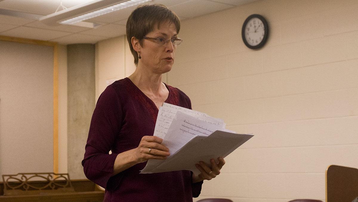 Voice professor honors author through theater