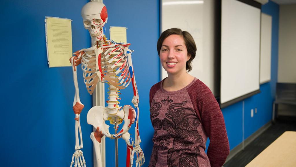 Lena Sargenti is the only sophomore in the health and physical education teaching major at Ithaca College. She was recently awarded the Ruth Abernathy Presidential Scholarship from the Society of Health and Physical Educators America.