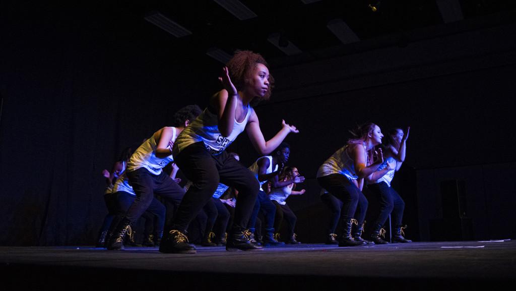 Step dancers showed off their moves at Step Fest, hosted by IC Step Team on Feb. 26 in Emerson Suites. Dance and music teams Pulse, Ground Up Crew, IC Beat Boxing and Island Fusion were featured performers. JADE CARICHON/ THE ITHACAN
