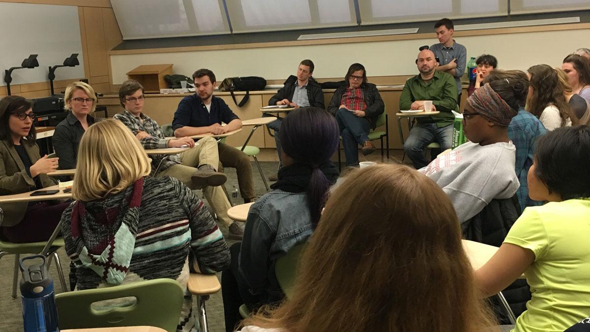 Ithaca College contingent and part-time faculty hold teach-in