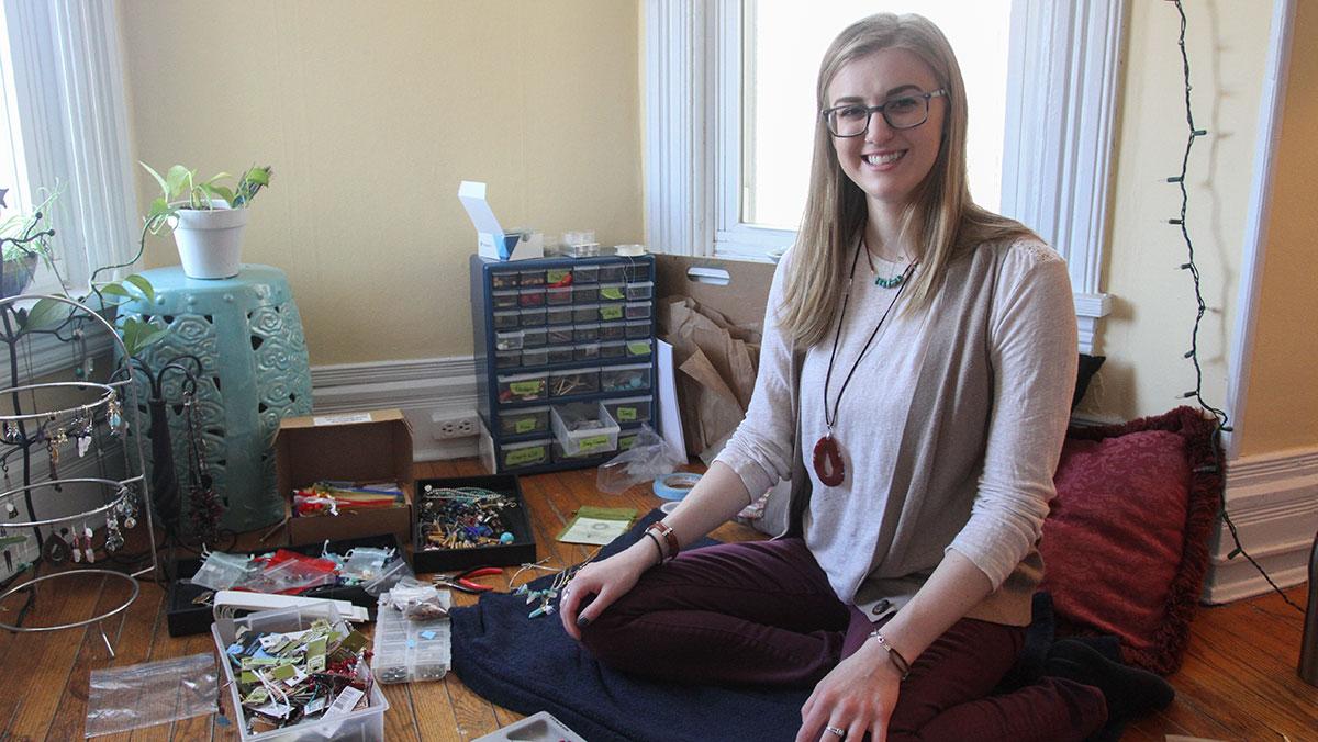 With Her Hands: Ithaca College senior crafts her own jewelry