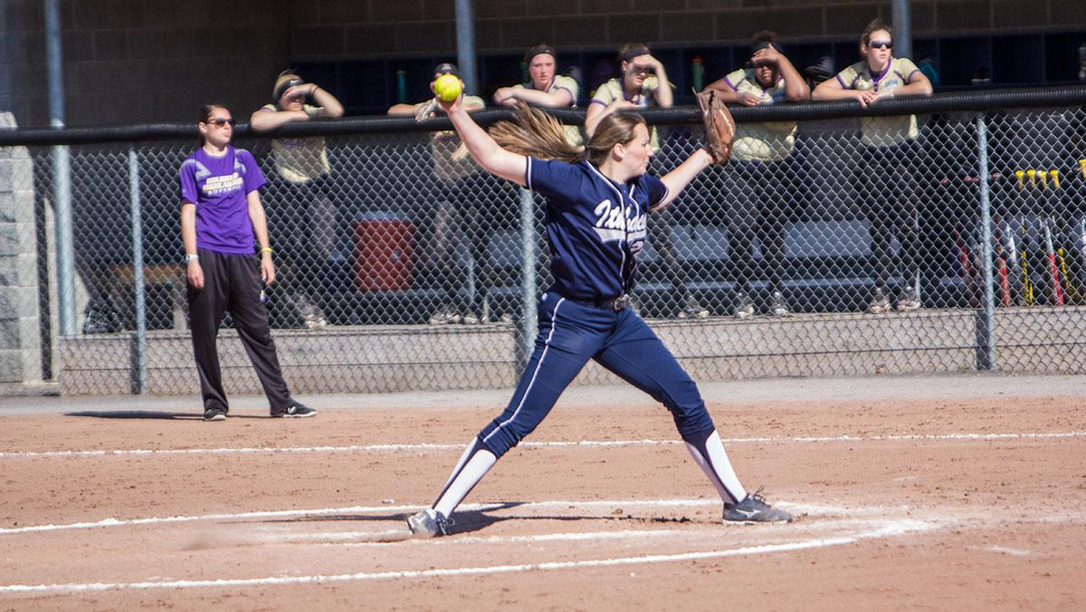 Softball pitcher perfects game throughout Bomber career
