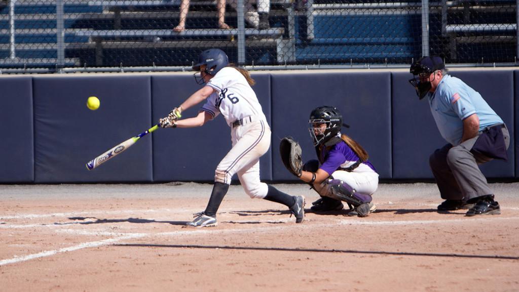 Freshman Nikkey Skuraton went 4–11 with three walks and scored seven runs in four games against Houghton College and Alfred University April 15–16.