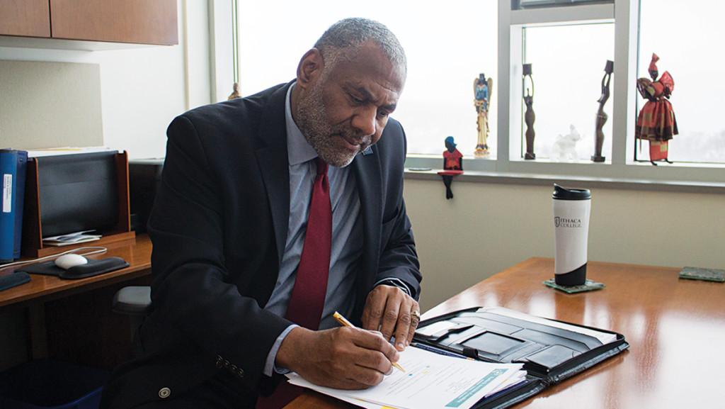 Roger Richardson, associate vice provost for diversity, inclusion and engagement, was hired in November 2015 to serve as the interim chief diversity officer. President Tom Rochon said he is reconsidering the position.