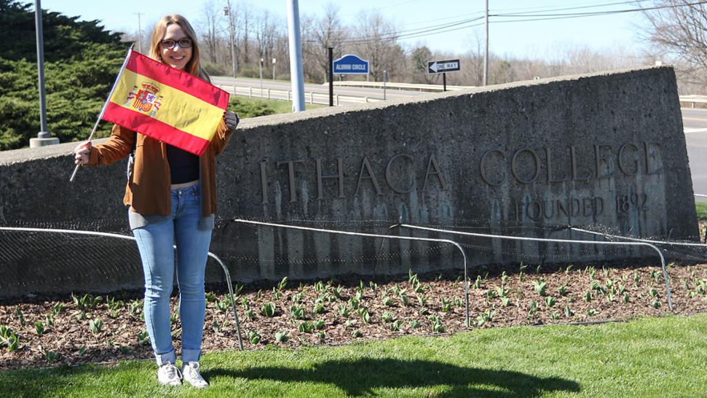 Sophomore Eva Garcia Ferres came from Spain to the U.S. with a student visa, but she said she hopes to stay in the country after her graduation to explore opportunities for her future here. 