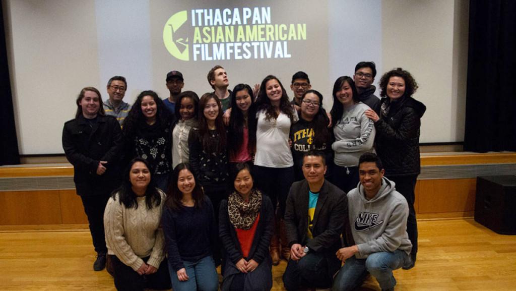 Students gathered at the Ithaca Pan Asian American Film Festival in 2015. This years festival will be held April 27 in the Park Auditorium. 
