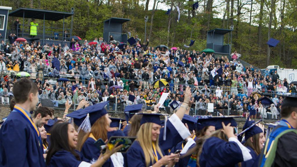 The+Class+of+2016+celebrates+commencement+in+May+2016.