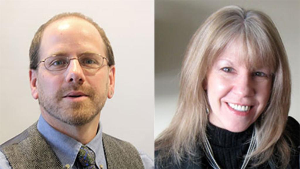 From left: Tom Pfaff, Honors Program director and professor in the Department of Mathematics, and Patricia Spencer, faculty director for service learning in the Office of Civic Engagement and assistant professor in the Department of Writing, will step down from their positions claiming a lack of support from the Ithaca College administration.