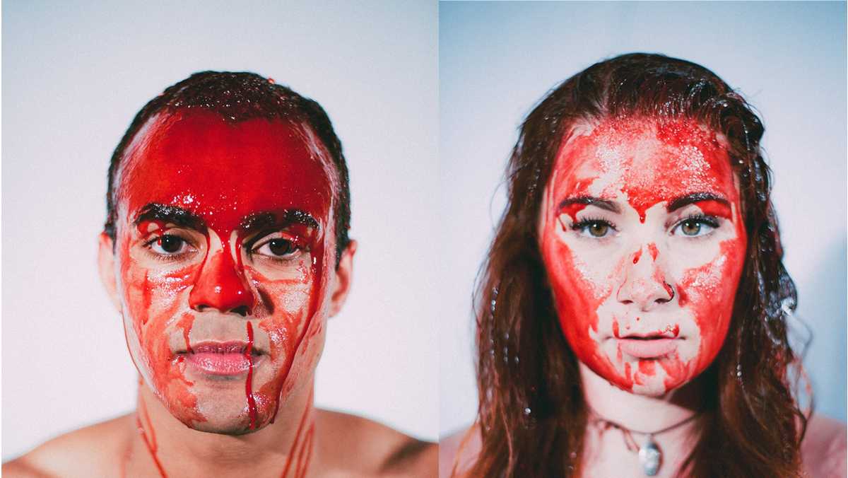 Ithaca College students protest FDA in bloody photo campaign