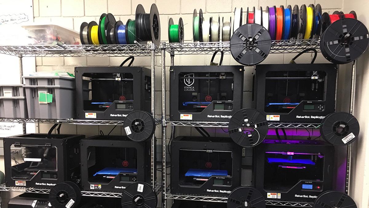 H&S creates new lab for 9 additional 3-D printers at IC