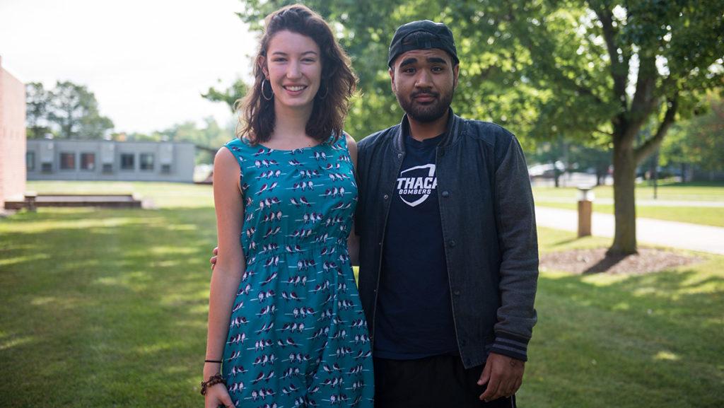Elizabeth Alexander and Taranjit Bhatti re-established an Ithaca College chapter of Students for Justice in Palestine in the hopes to foster more discussion about the Palestinian-Israeli conflict at the college.