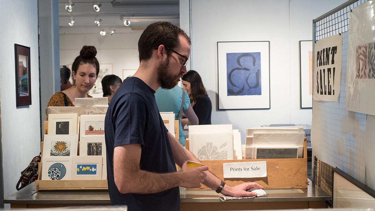 Ithaca print shop holds sale to showcase local printmakers