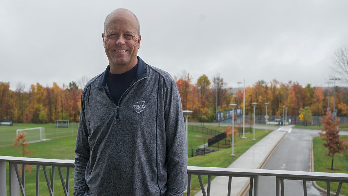 Ithaca College tennis coach cements place in record books