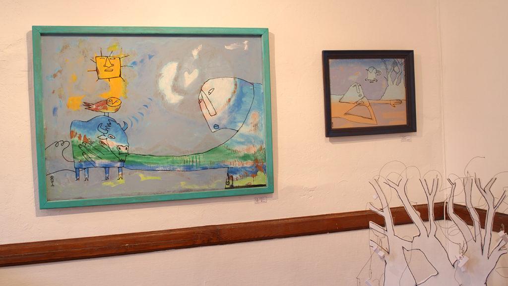 Ithaca-based artist Alice Muhlback unveiled her exhibition “Once Upon an Eye” on Dec. 3 in the Eye Gallery, located at 126 East State St. Muhlback’s work combines minimalist characters with pastel and neutral tones. The gallery will be open to the public for free until Dec. 18. 	