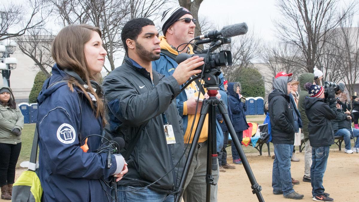 IC students cover Washington inauguration for PBS
