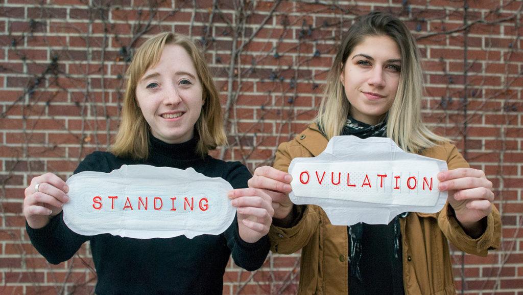 Sophomores Nicole Marino and Gianna Folz formed the group Standing Ovulation in August 2016 to fight against the taboos surrounding women’s periods. 