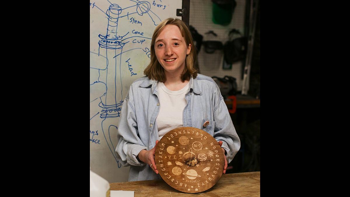 Sophomore student creates local business selling Ouija boards