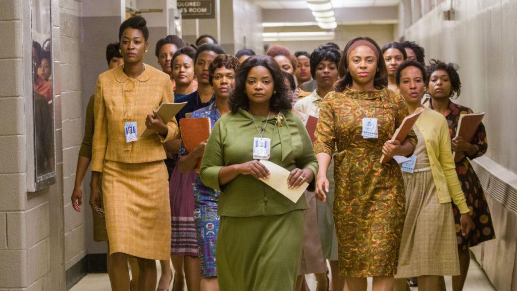Hidden Figures is the true story of Katherine Goble (Taraji P. Henson), Dorothy Vaughan (Octavia Spencer) and Mary Jackson (Janelle Monáe), three black women who defied workplace norms to work at NASA on the Atlas Rocket.  